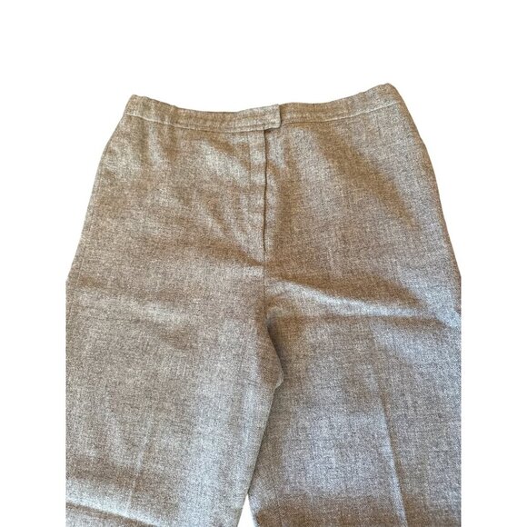 Vintage Womens Gray Wide-Leg Wool Trousers Size 12 By Country Suburbans - Picture 2 of 5
